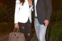 Vanessa Rebelo com o ex-futebolista Simão Sabrosa  