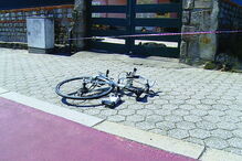 Bicicleta foi projetada 300 metros  