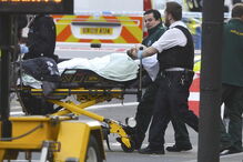 O socorro às vítimas do atentado em Londres