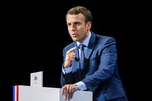 Emmanuel Macron, candidato do centro às presidenciais francesas