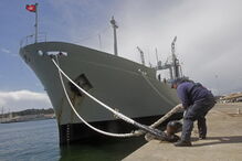  Partida do navio NRP Bérrio da Marinha Portuguesa para participar na missão 