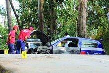 Acidente ocorreu durante o rali sprint de Guimarães, em setembro de 2014