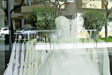 assalto, lojas, vestido, noiva