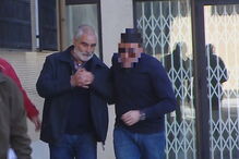 Adelino Briote à saída do Tribunal de Braga