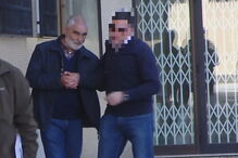 Adelino Briote à saída do Tribunal de Braga