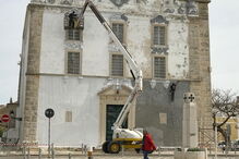 paróquia, obras ilegais, igreja matriz, Direção Regional de Cultura, autorização, Algarve, olhão