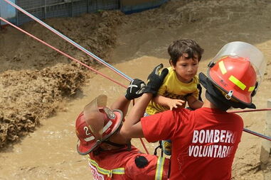 72 mil pessoas afetadas pelas cheias no Perú