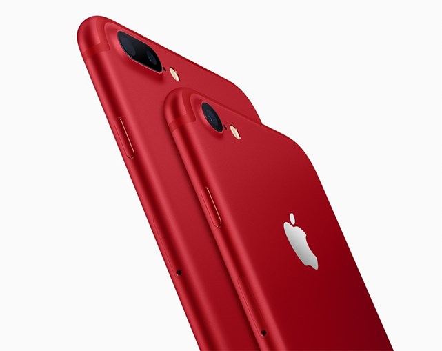 Os iPhone 7 e iPhone 7 Plus Product (RED) Special Edition estarão disponíveis oficialmente a 24 de março