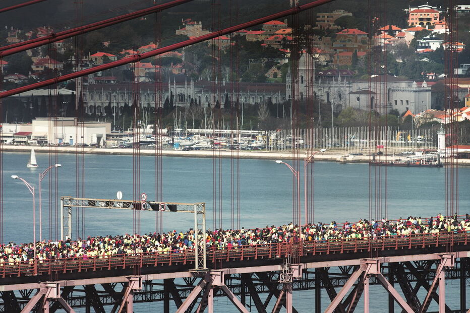 running, corrida, meia maratona, Lisboa, engarrafamento, ponte 25 de abril, atletas, potugal, campeões, evento