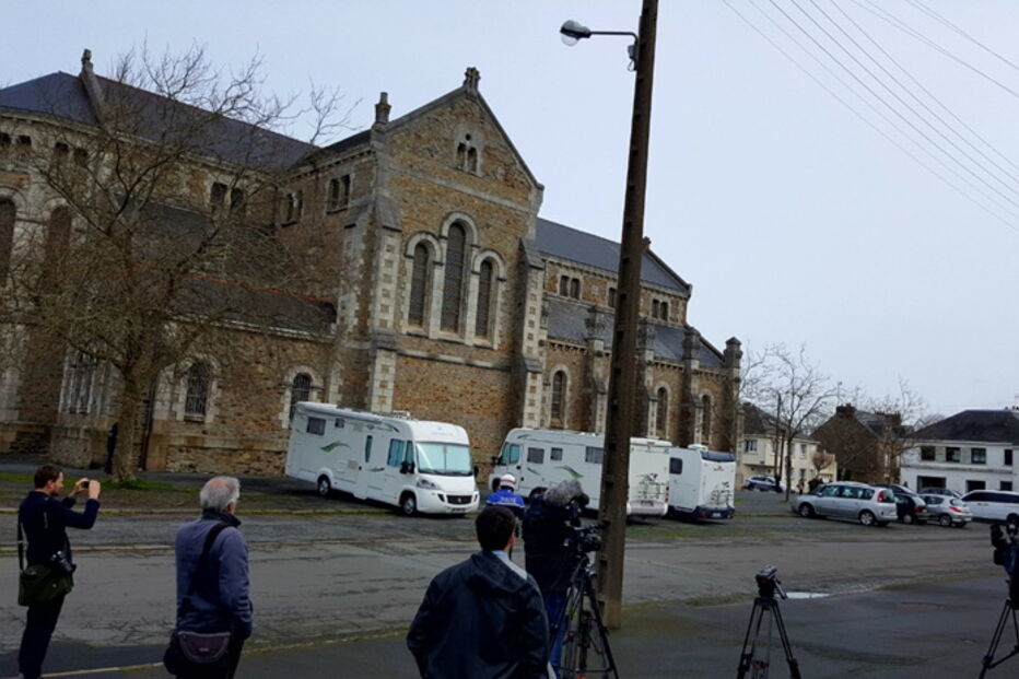 Carro de Sébastien foi encontrado junto a uma igreja em Saint-Nazaire