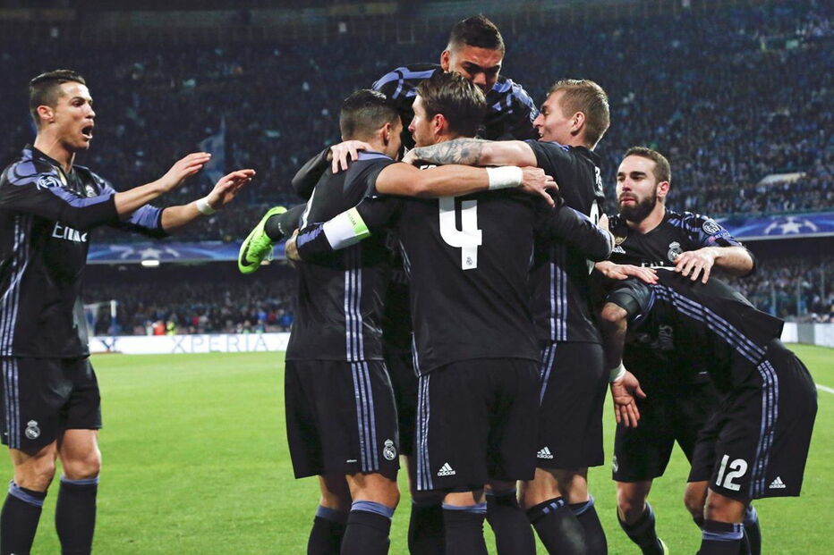 Real Madrid ganha em Nápoles com golos de Morata e Ramos