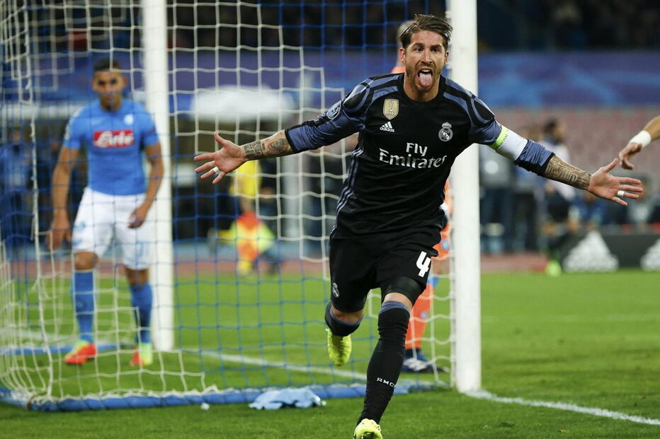 Real Madrid ganha em Nápoles com golos de Morata e Ramos