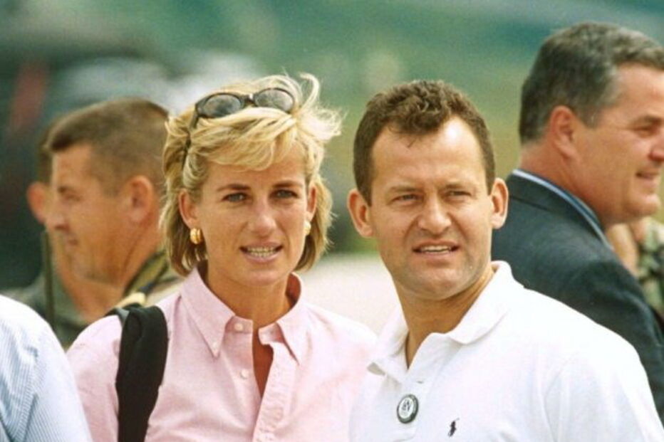 A princesa Diana era inseparável do mordomo, Paul Burrel