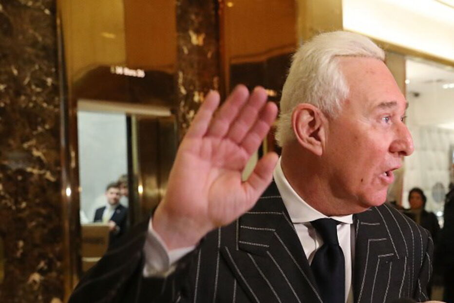 Roger Stone, consultor político e antigo conselheiro de campanha do Presidente Trump 