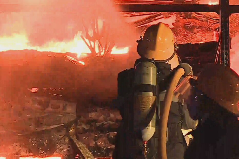 Incêndio no Carregado