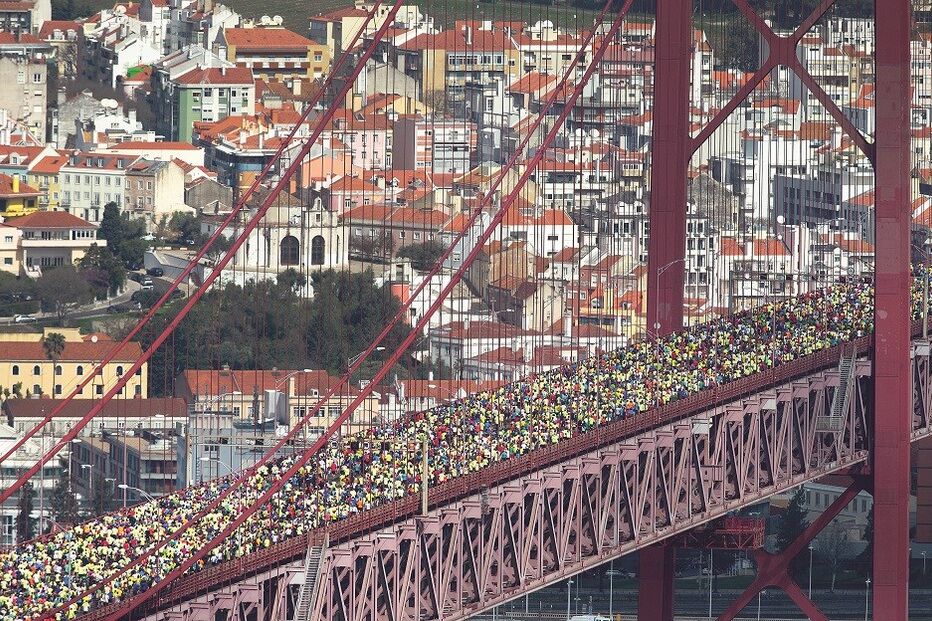 ponte 25 de abril, maratona, running, corrida, lisboa