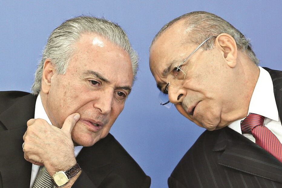 Eliseu Padilha (à direita) é considerado o braço-direito do presidente Temer