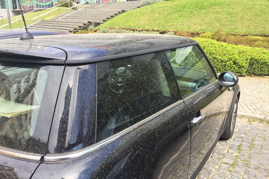  Milhares de automobilistas acordaram na manhã desta quarta-feira com os carros sujos de poeira