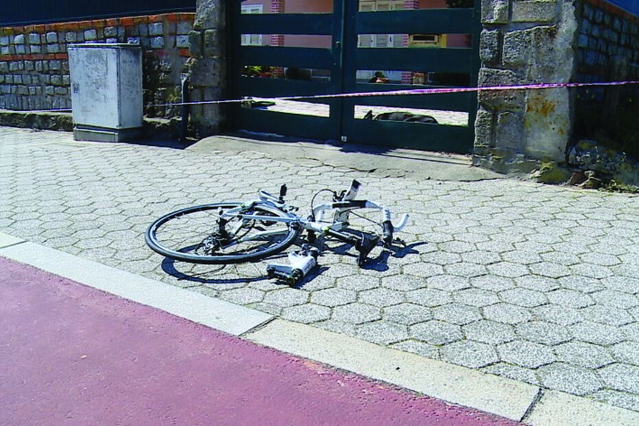 Bicicleta foi projetada 300 metros  