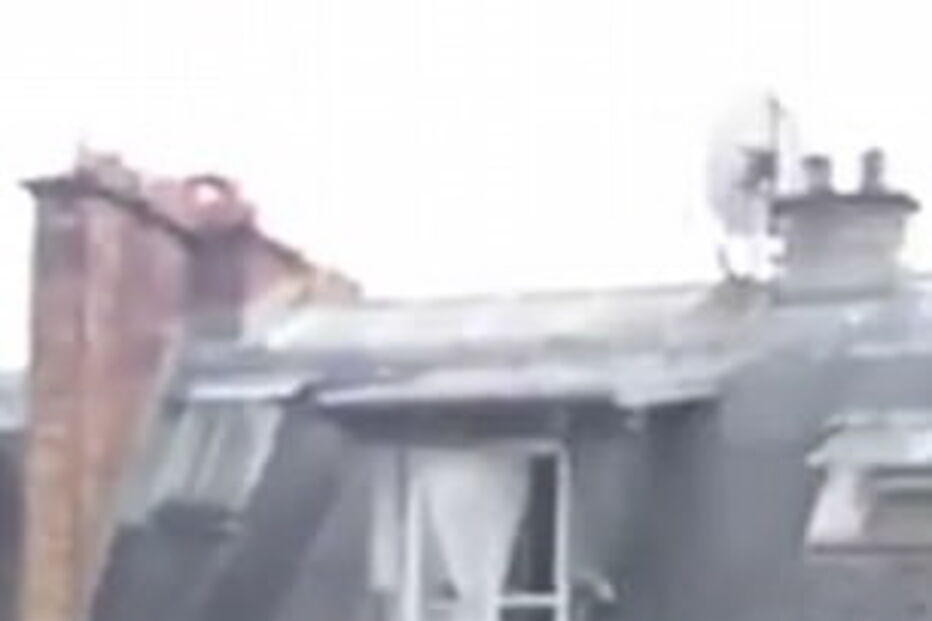 França, amante, nu, janela, prédio