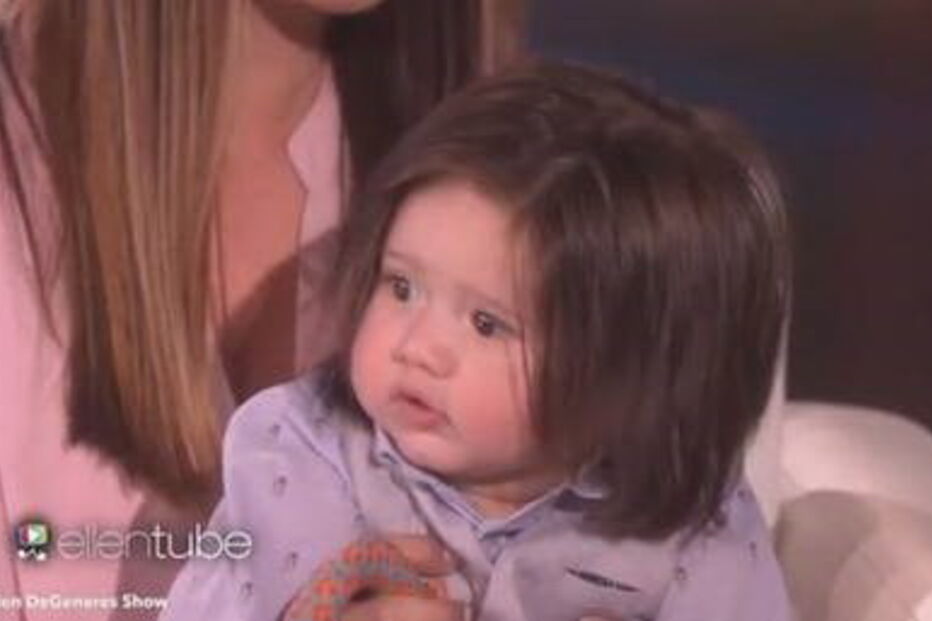 bebé, Thor, Ellen DeGeneres, redes sociais, cabelo, cabeleira, impressionante, Adriana, EUA