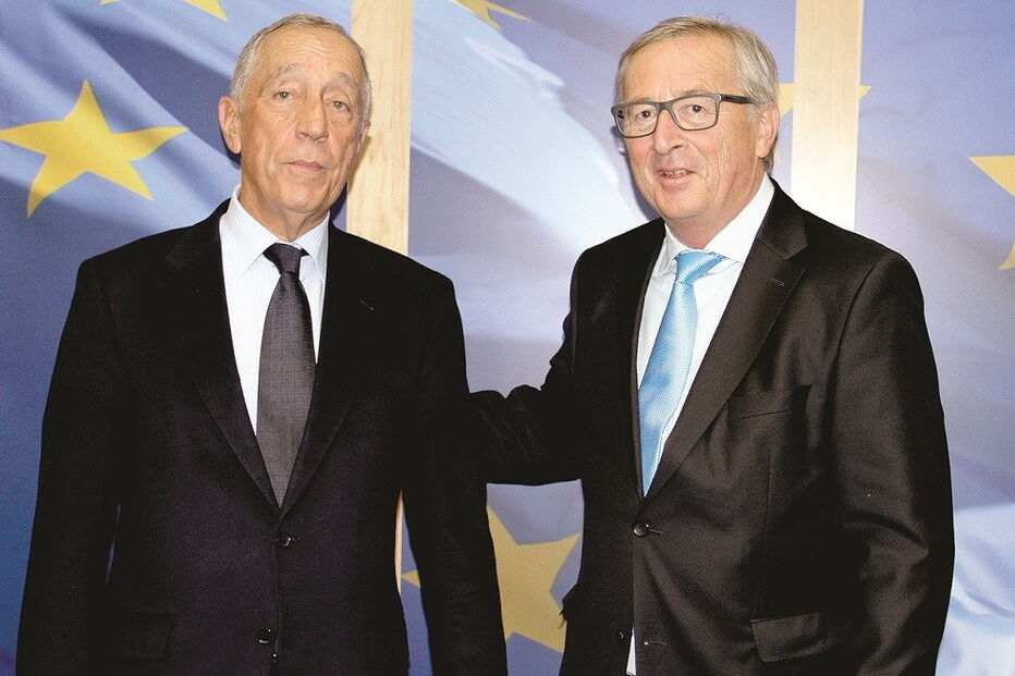 Marcelo Rebelo de Sousa, Jean-Claude Juncker, país, radar, presidente da república, contactos, Procedimento por Défice Excessivo, Comissão Europeia, Bélgica