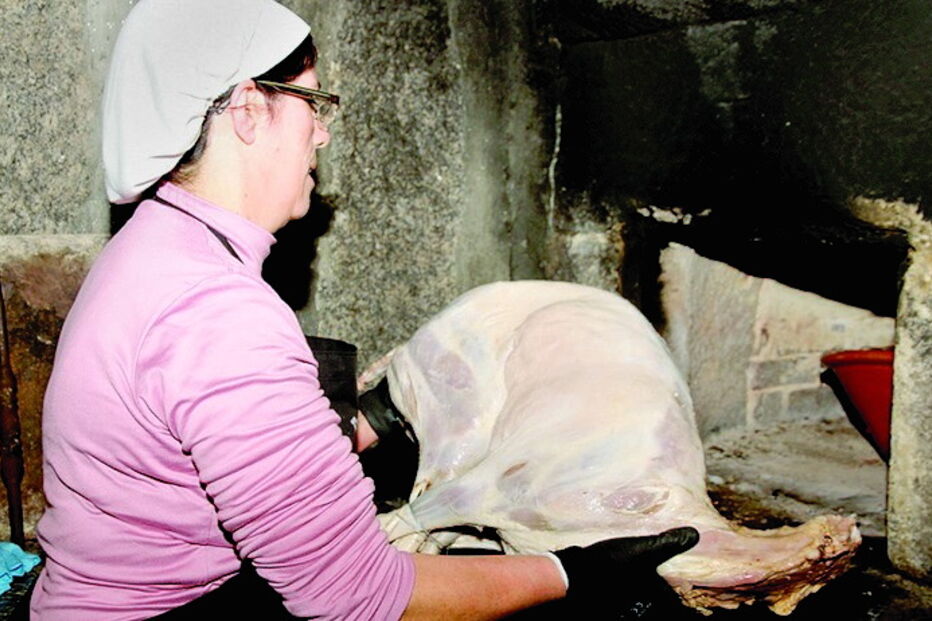 feira, gastronomia, foda, monção, forno, cordeiro, anho