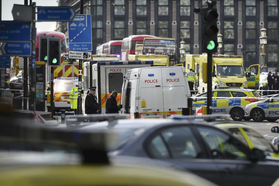 O socorro às vítimas do atentado em Londres