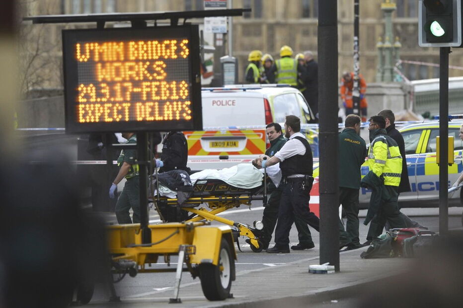 O socorro às vítimas do atentado em Londres