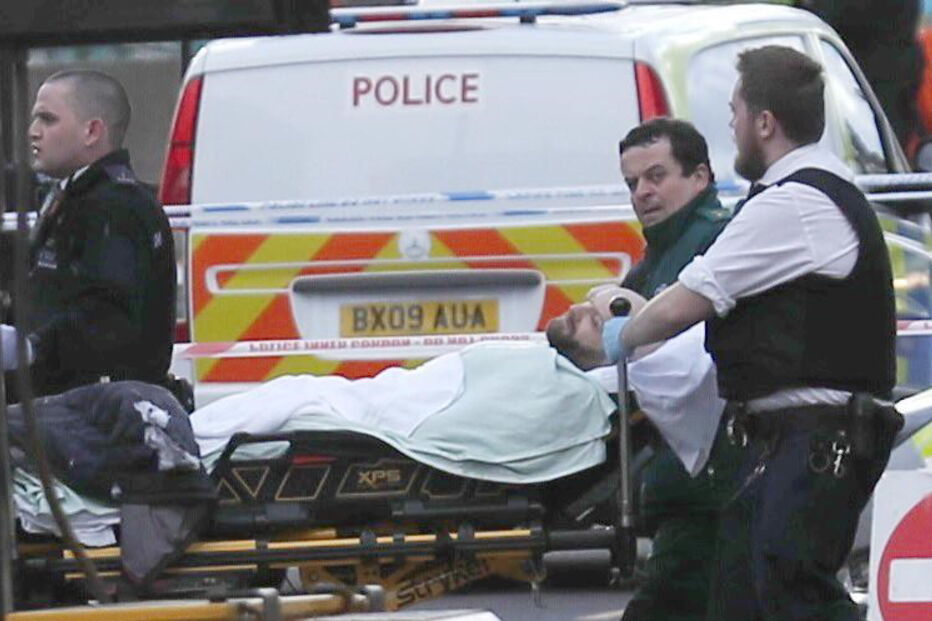 O socorro às vítimas do atentado em Londres