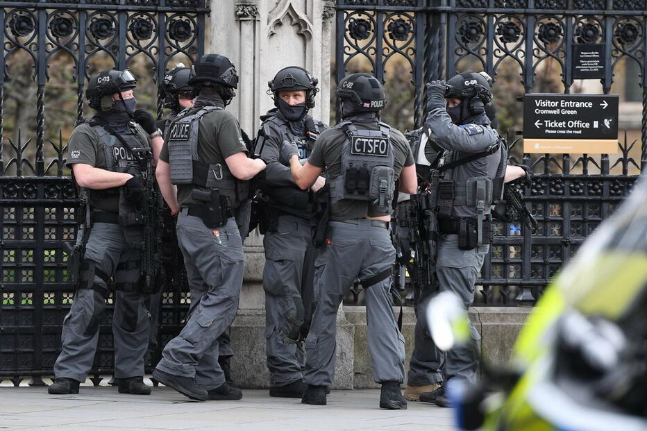 As operações policiais após o atentado em Londres