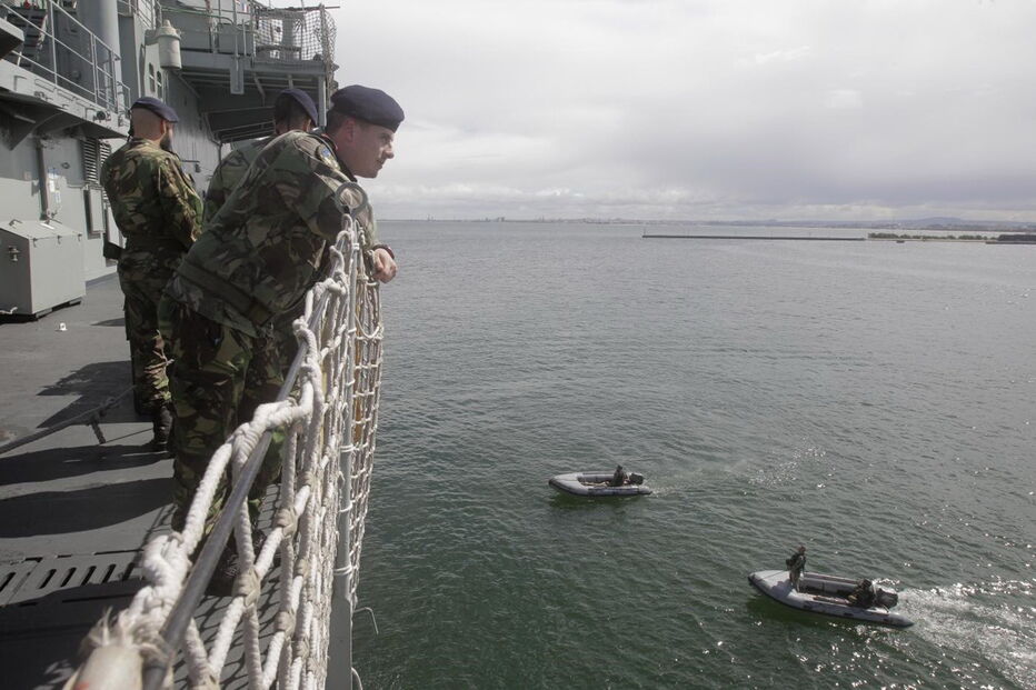  Partida do navio NRP Bérrio da Marinha Portuguesa para participar na missão 