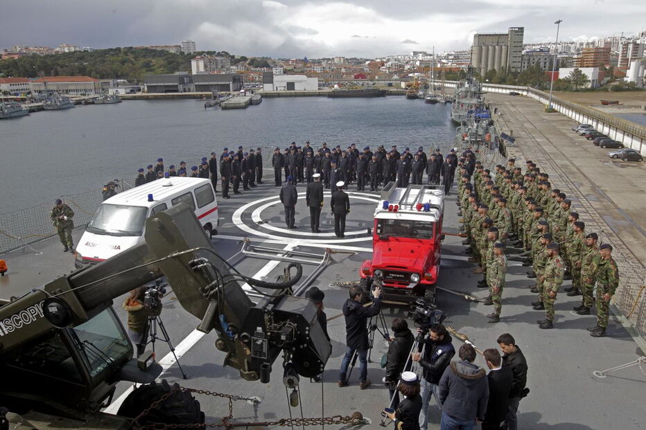  Partida do navio NRP Bérrio da Marinha Portuguesa para participar na missão 