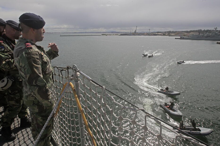  Partida do navio NRP Bérrio da Marinha Portuguesa para participar na missão 