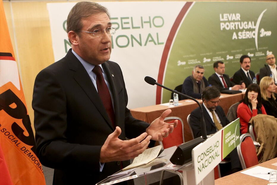 Pedro Passos Coelho, líder do PSD