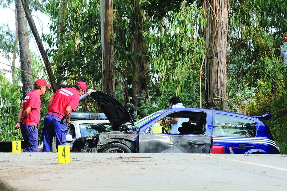 Acidente ocorreu durante o rali sprint de Guimarães, em setembro de 2014