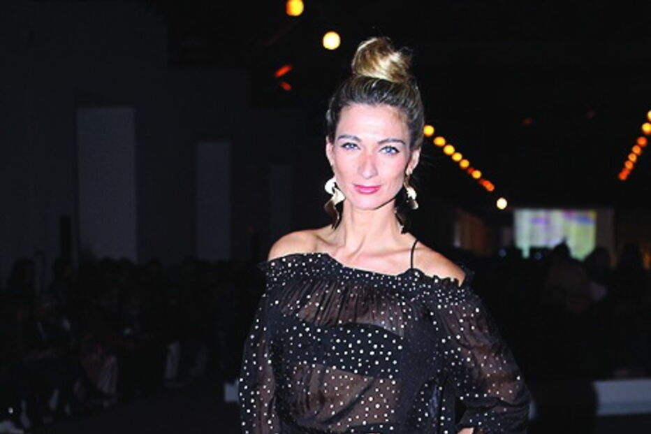 Vanessa Palma mostrou vestido transparente