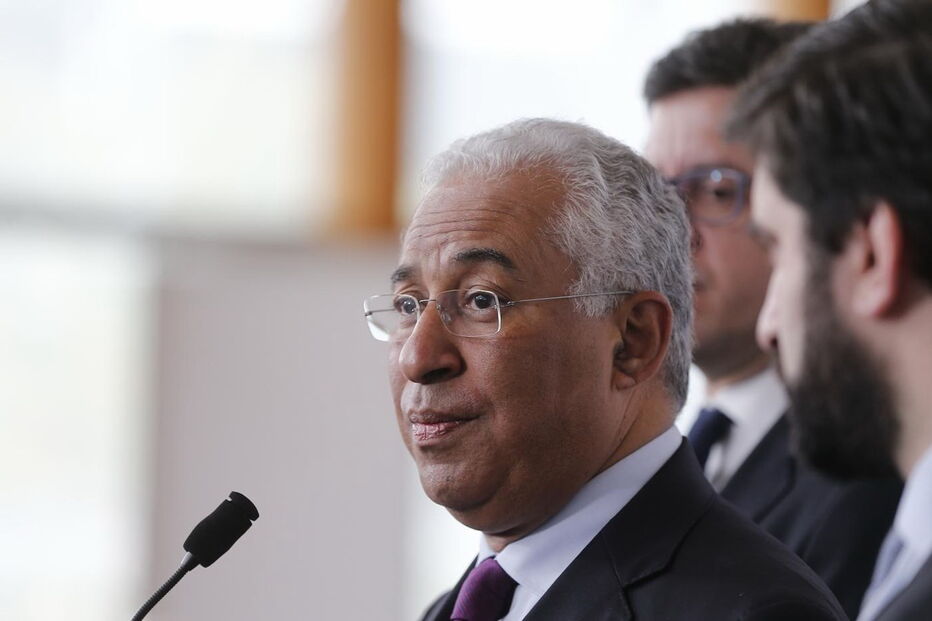 O primeiro-ministro António Costa