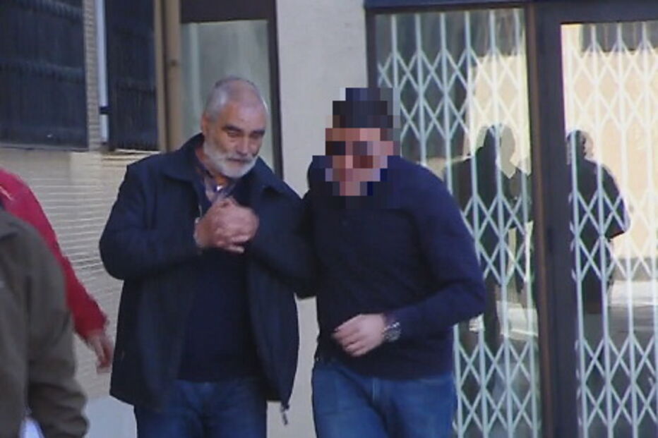 Adelino Briote à saída do Tribunal de Braga