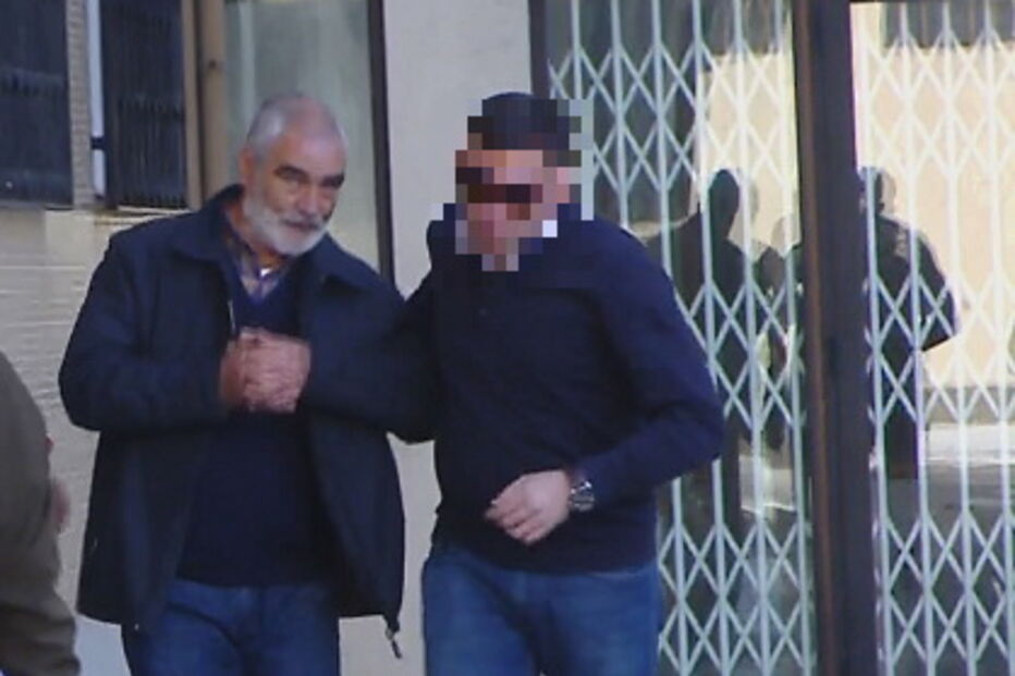 Adelino Briote à saída do Tribunal de Braga