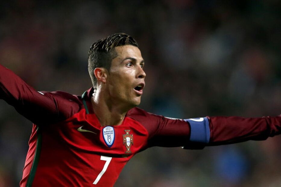 Cristiano Ronaldo celebra mais um golo pela seleção nacional