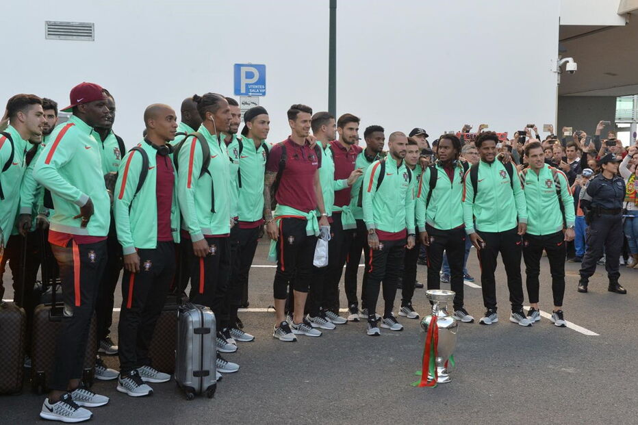 Seleção nacional recebida na Madeira