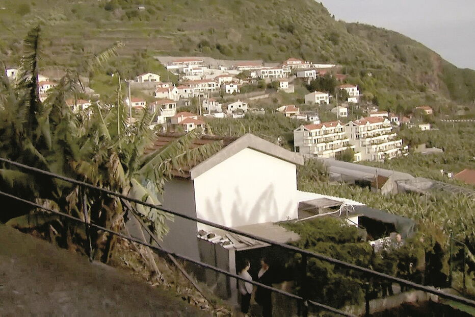 Casa onde vivia a vítima e onde foi assassinada, no quarto, pelo filho