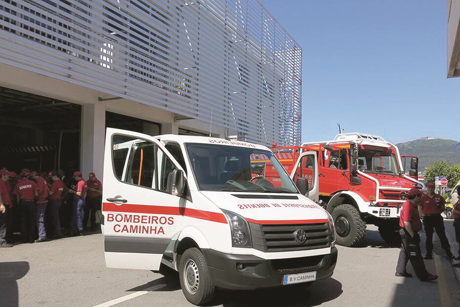 Caminha, ambulância, saúde