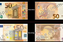 nota, 50 euros, nova, antiga
