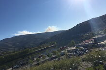 Imagens do acidente em fábrica de pirotecnia em Lamego