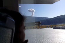 Imagens do acidente em fábrica de pirotecnia em Lamego