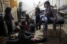 Crianças sírias vivem horror após ataques