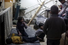 Crianças sírias vivem horror após ataques