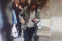 Imagem divulgada de um suspeito